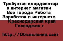 Требуется координатор в интернет-магазин - Все города Работа » Заработок в интернете   . Краснодарский край,Геленджик г.